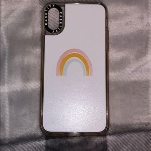 Casetify iPhone X rainbow case